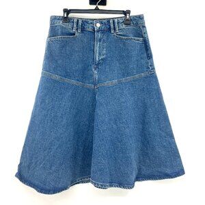 Paige Denim A-Line Midi Jean Skirt Women's 31